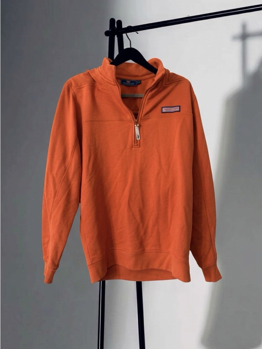 Vineyard Vines Men’s Orange Half-Zip Pullover